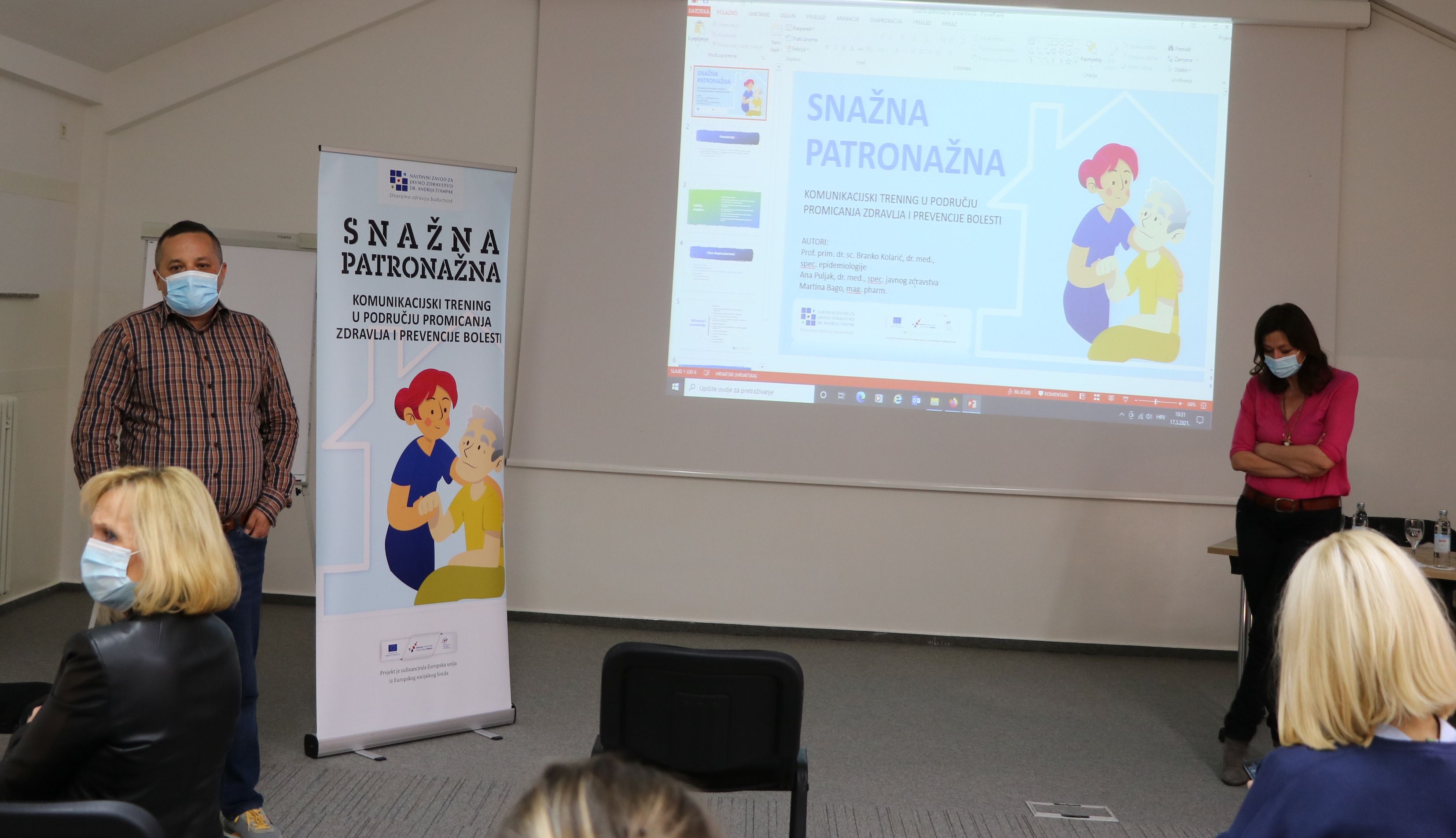 SNAŽNA PATRONAŽNA – komunikacijski trening u području promicanja zdravlja i prevencije bolesti 17.-19. ožujak, 2021.