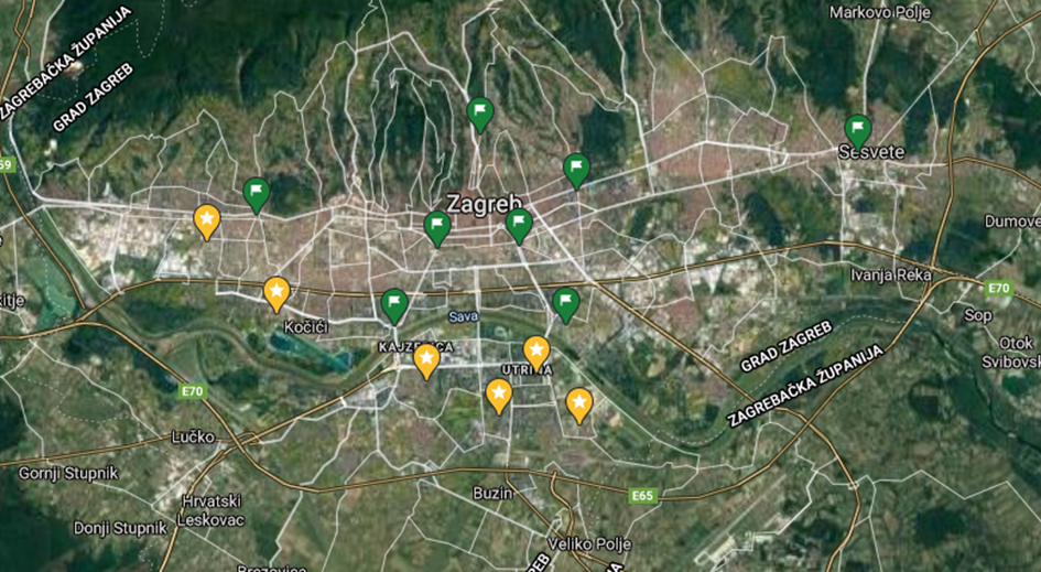 Mreža automatiziranih mjernih stanica/senzora za indikativno mjerenje kvalitete zraka