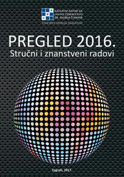 Pregled 2016. Stručni i znanstveni radovi