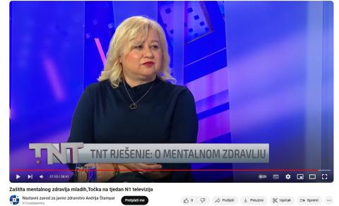 TNT "Zaštita mentalnog zdravlja mladih"