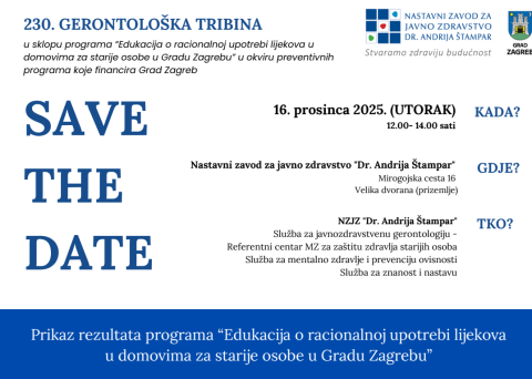 230 Gerontološka tribina