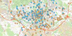 Ecological map of the City of Zagreb